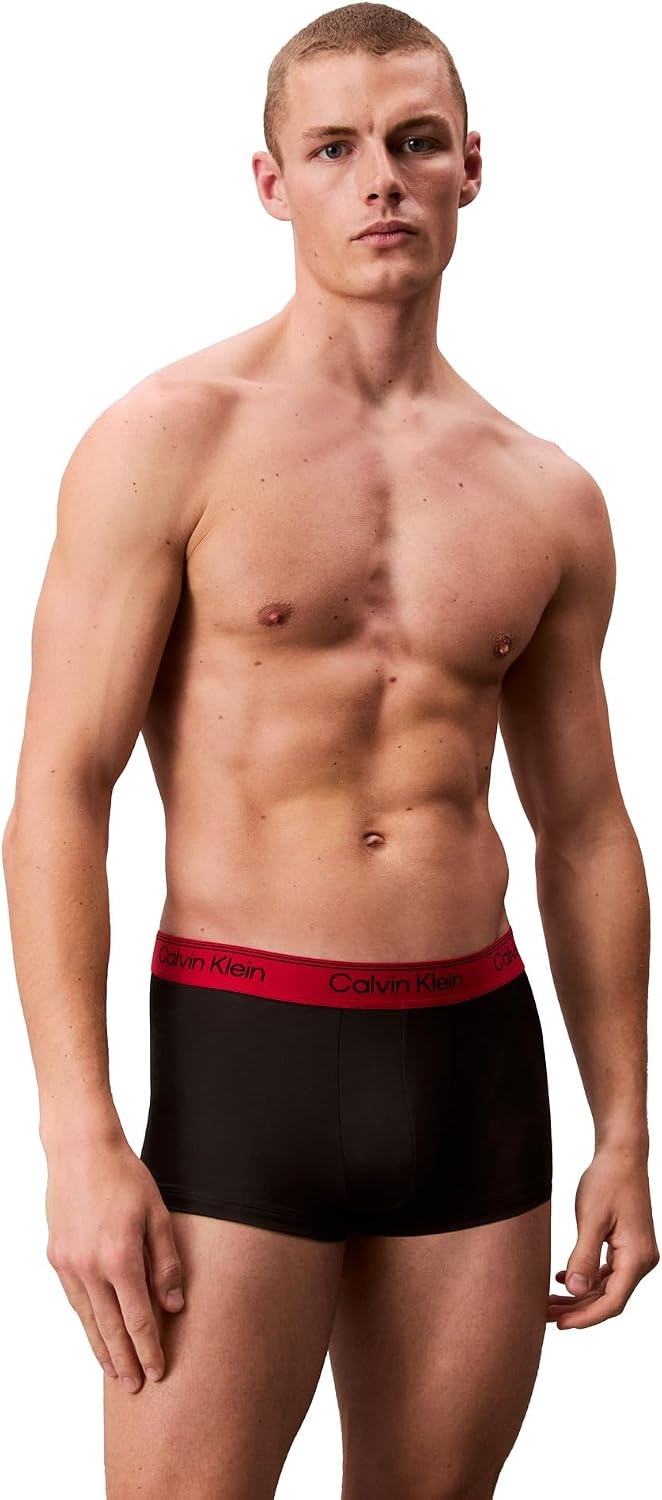 image:imageCalvin Klein Mens Underwear Microfiber Stretch 3 Pack TrunkBlack Bodies W Black Sleet Andrenaline Rush Wbs