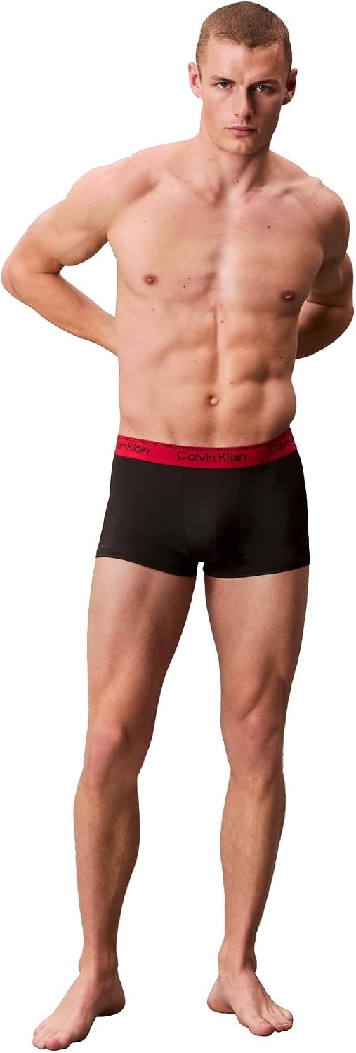 image:imageCalvin Klein Mens Underwear Microfiber Stretch 3 Pack TrunkBlack Bodies W Black Sleet Andrenaline Rush Wbs