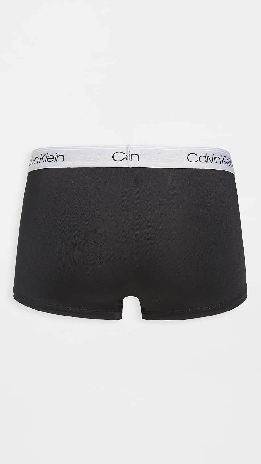 image:imageCalvin Klein Mens Underwear Microfiber Stretch 3 Pack TrunkBlack Bodies WBayou Blue Antique Grey Durango Blue