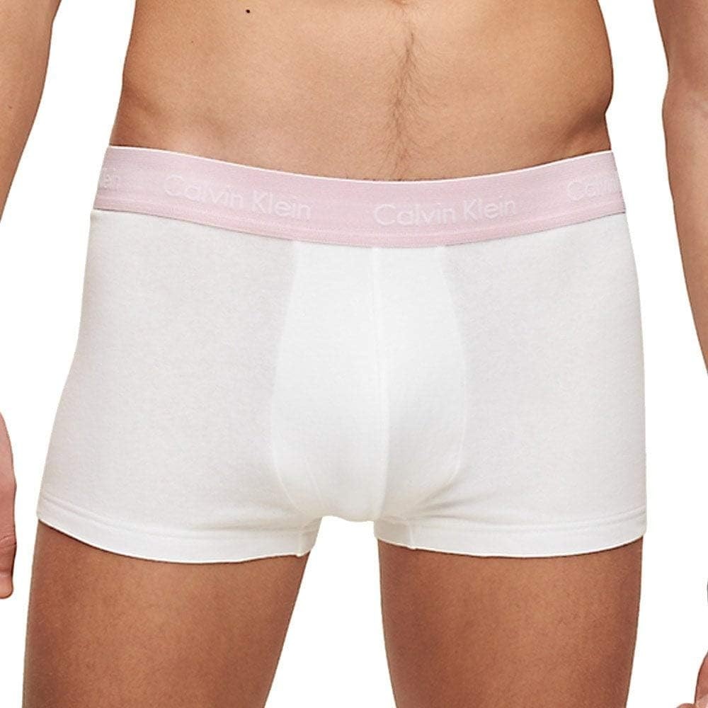 image:imageCalvin Klein Mens Underwear Microfiber Stretch 3 Pack TrunkBuh Wblue Whale Wildflower Bubblegum