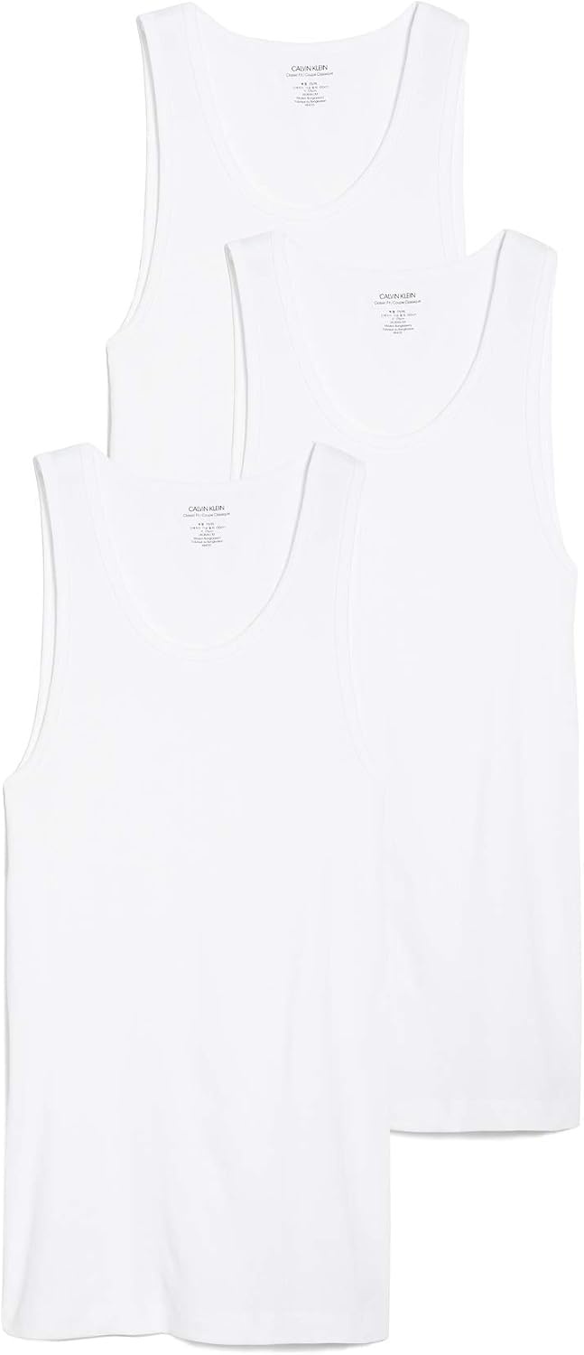 image:imageCalvin Klein underwear Mens Cotton Classic 3Pack Tank3 New White