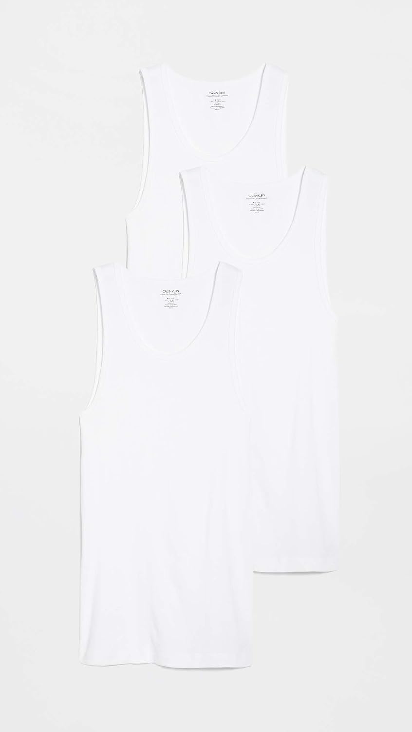 image:imageCalvin Klein underwear Mens Cotton Classic 3Pack Tank3 New White