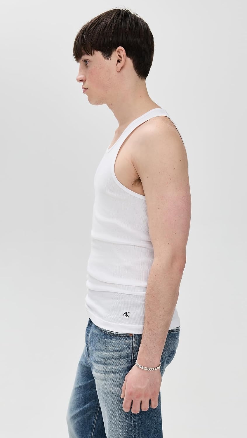 image:imageCalvin Klein underwear Mens Cotton Classic 3Pack Tank3 White