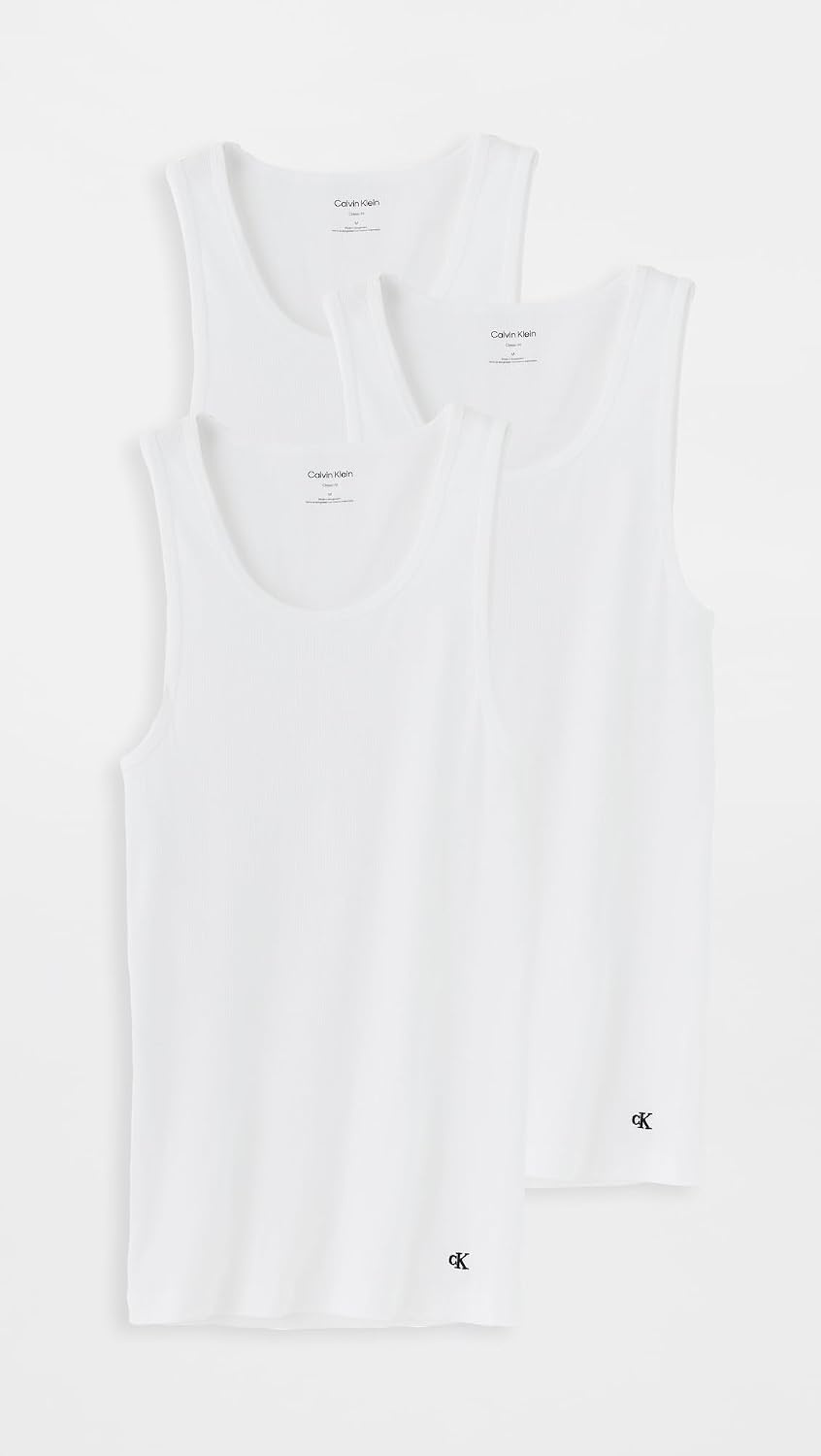 image:imageCalvin Klein underwear Mens Cotton Classic 3Pack Tank3 White