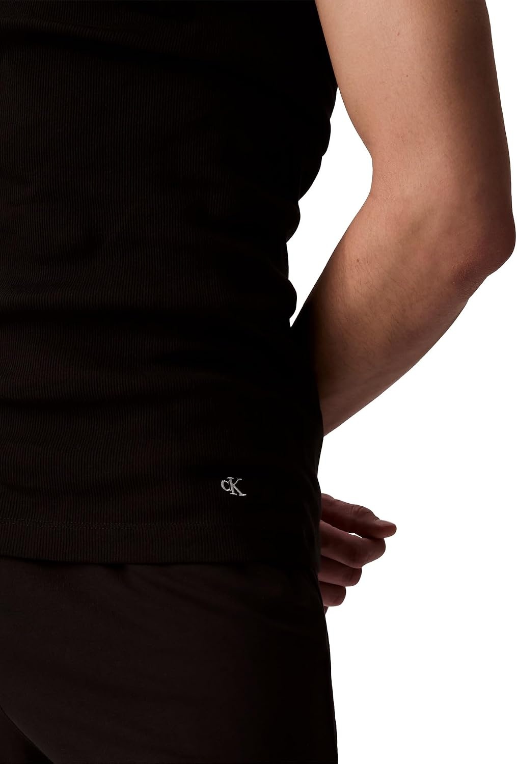 image:imageCalvin Klein underwear Mens Cotton Classic 3Pack TankBlack Grey Heather White