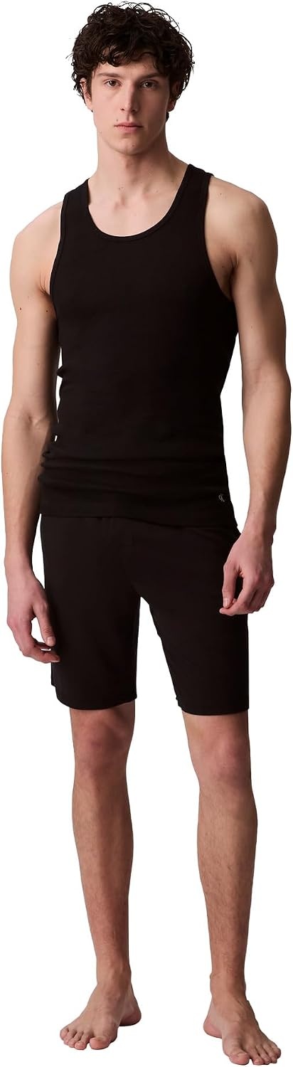 image:imageCalvin Klein underwear Mens Cotton Classic 3Pack TankBlack Grey Heather White