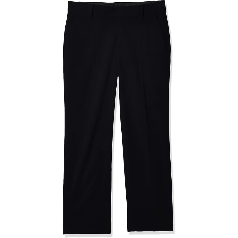 image:imageCalvin Klein Boys FlatFront BiStretch Dress Pant Straight Leg Fit Belt Loops amp Front PocketsNavy