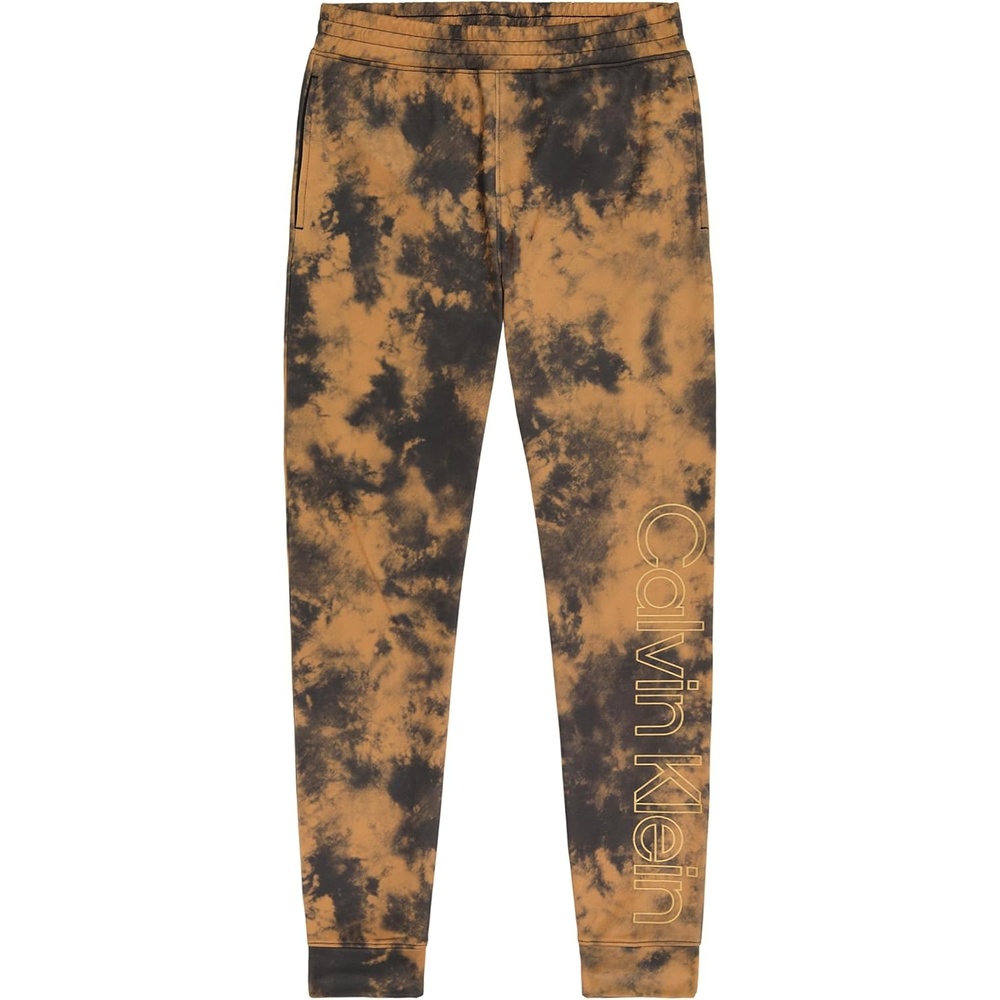 image:imageCalvin Klein Boys Pullon Legacy Fleece Jogger Sweatpants Drawstring ClosurePerformance Chai Acid