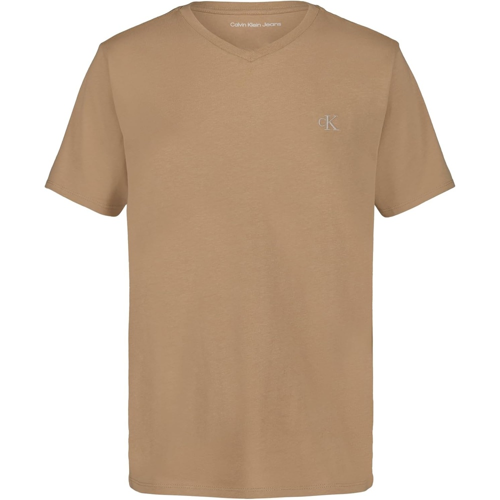 image:imageCalvin Klein Boys Short Sleeve Solid VNeck TShirt Soft Comfortable Relaxed FitAmphora