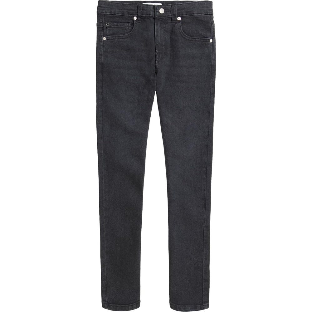 image:imageCalvin Klein Boys Skinny Fit Stretch Denim Jeans 5Pocket Style Zipper Fly amp Button ClosureAsphalt
