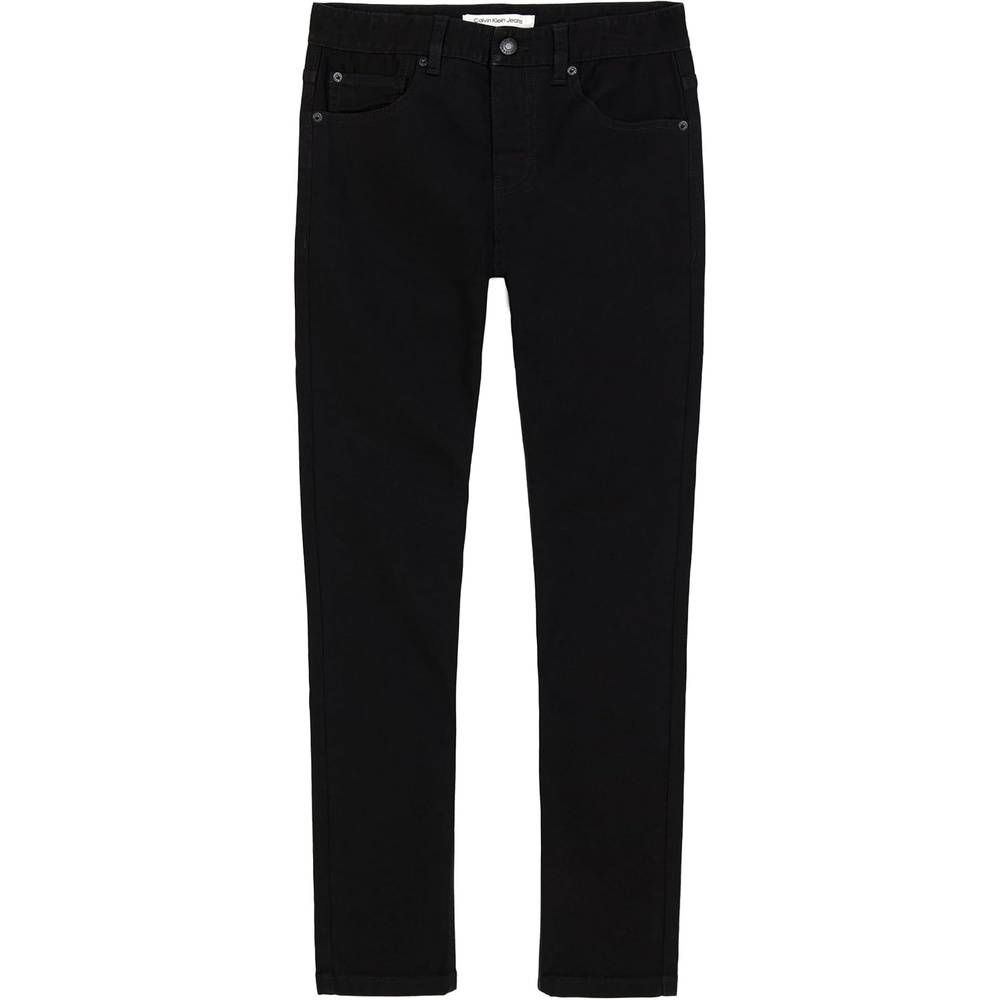 image:imageCalvin Klein Boys Skinny Fit Stretch Denim Jeans 5Pocket Style Zipper Fly amp Button ClosureBlack