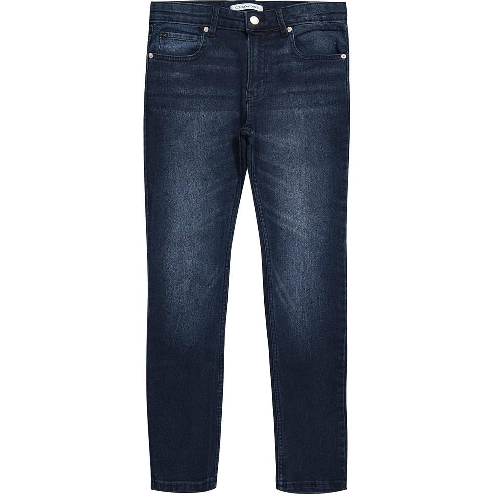 image:imageCalvin Klein Boys Skinny Fit Stretch Denim Jeans 5Pocket Style Zipper Fly amp Button ClosureBoston Blue Fc15