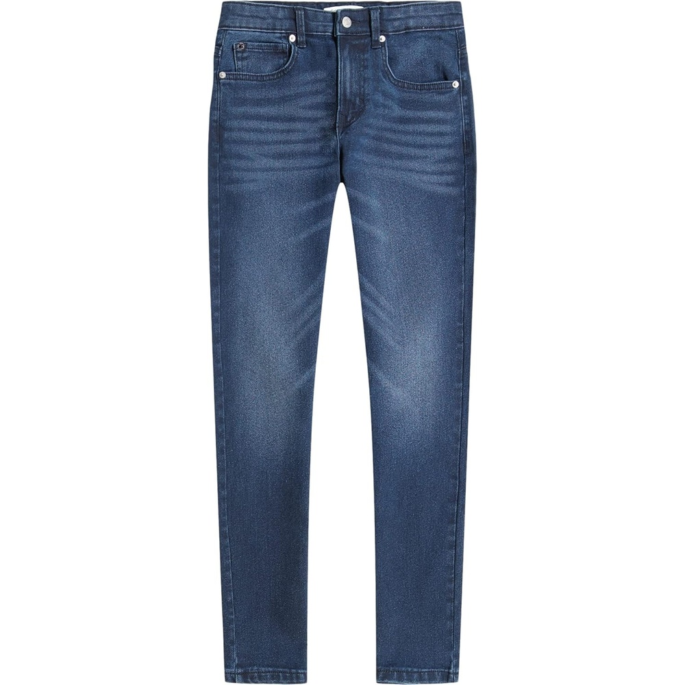 image:imageCalvin Klein Boys Skinny Fit Stretch Denim Jeans 5Pocket Style Zipper Fly amp Button ClosureClassic Boston Blue