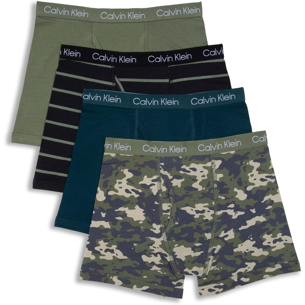 image:imageCalvin Klein Boys Underwear Four Pack Boxer Brief Value PackCamostripe Pk