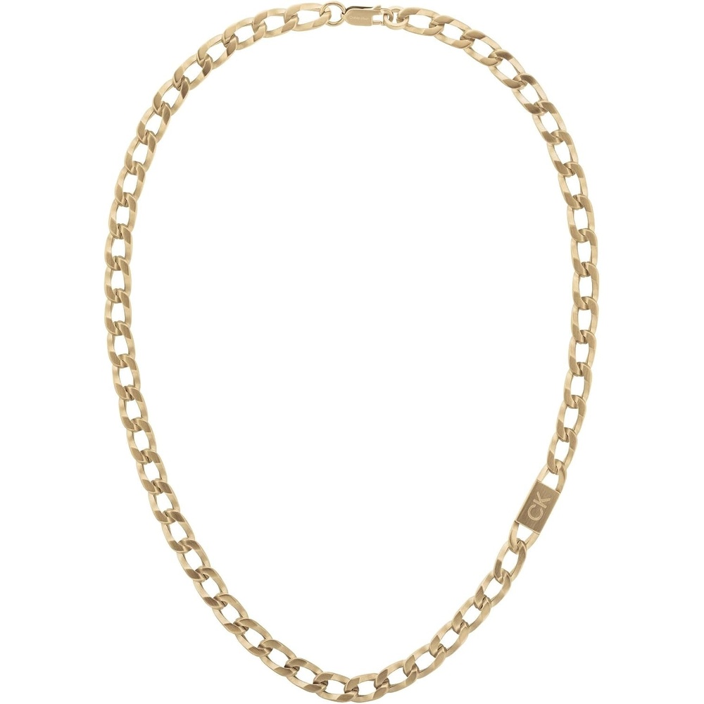 image:imageCalvin Klein Jewelry Mens Chain Link NecklaceYellow Gold