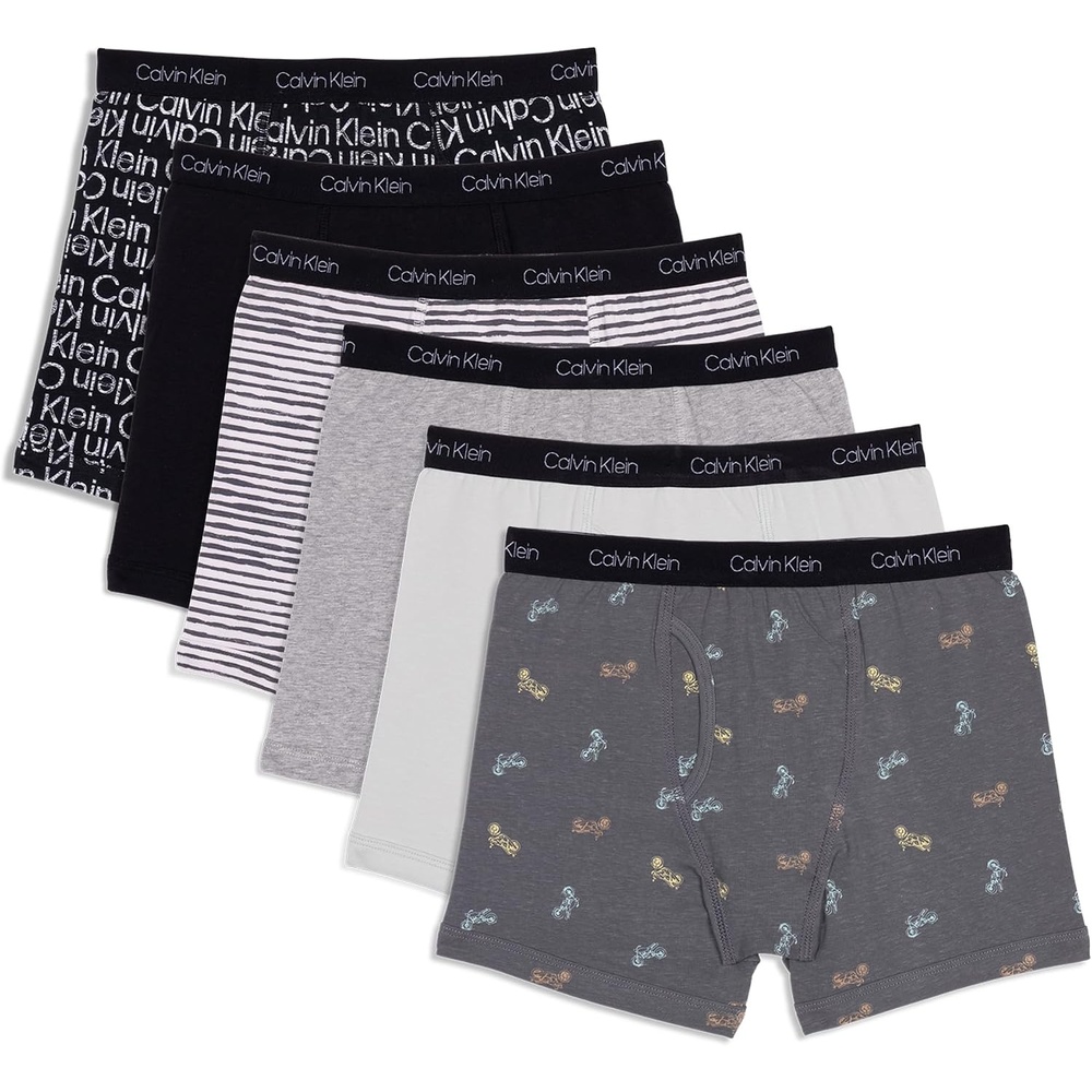 image:imageCalvin Klein Kids Boys Modern Cotton Boxer Brief Underwear 6PackCalvin Klein Motorcycle
