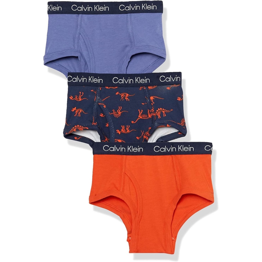image:imageCalvin Klein Kids Boys Modern Cotton Brief Underwear 3PackBlueMarlinSamba