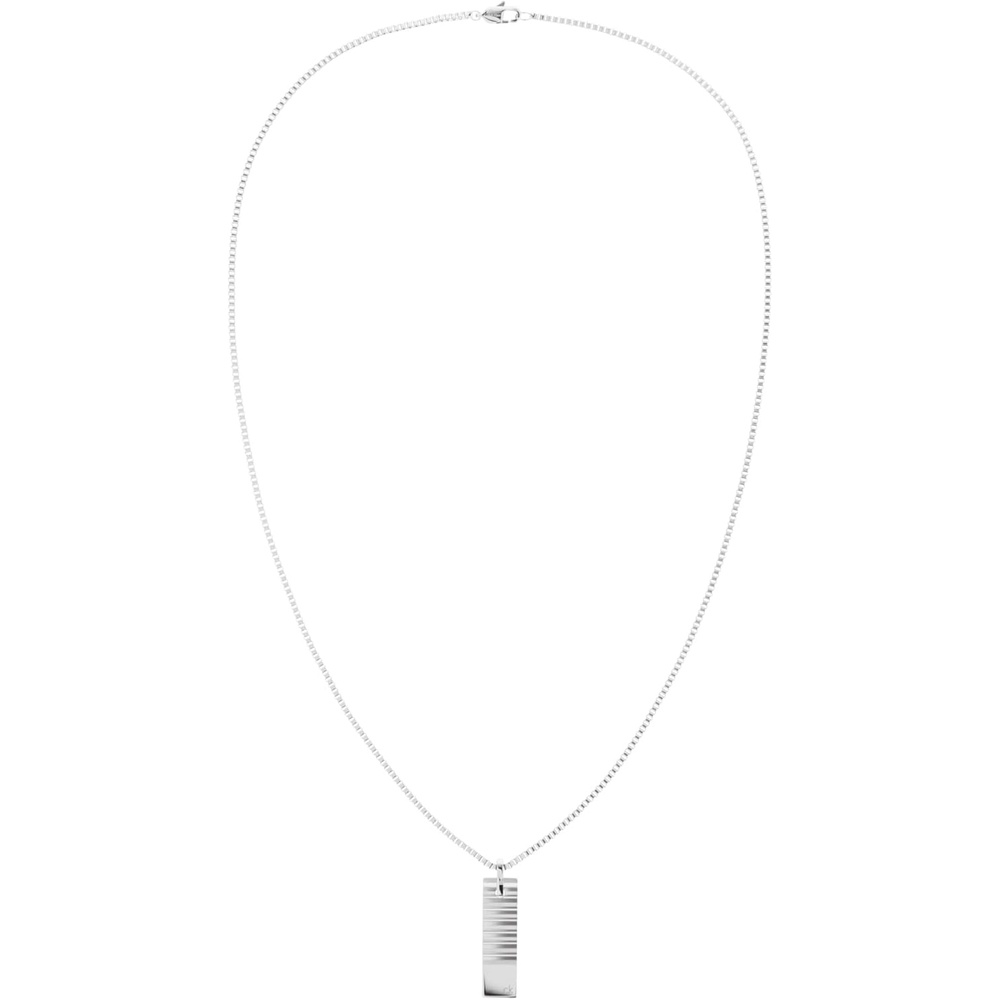 image:imageCalvin Klein Mens CK Parallel Hematite Bead Necklace  Timeless Stainless Steel Jewelry Gift for Him