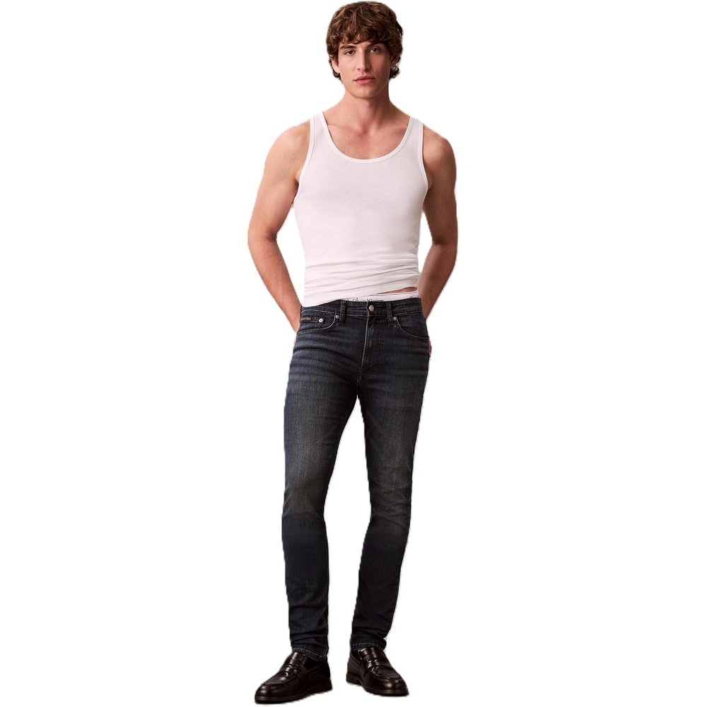 image:imageCalvin Klein Mens Calvin Klein Mens Skinny Fit JeansBoston Blue Black