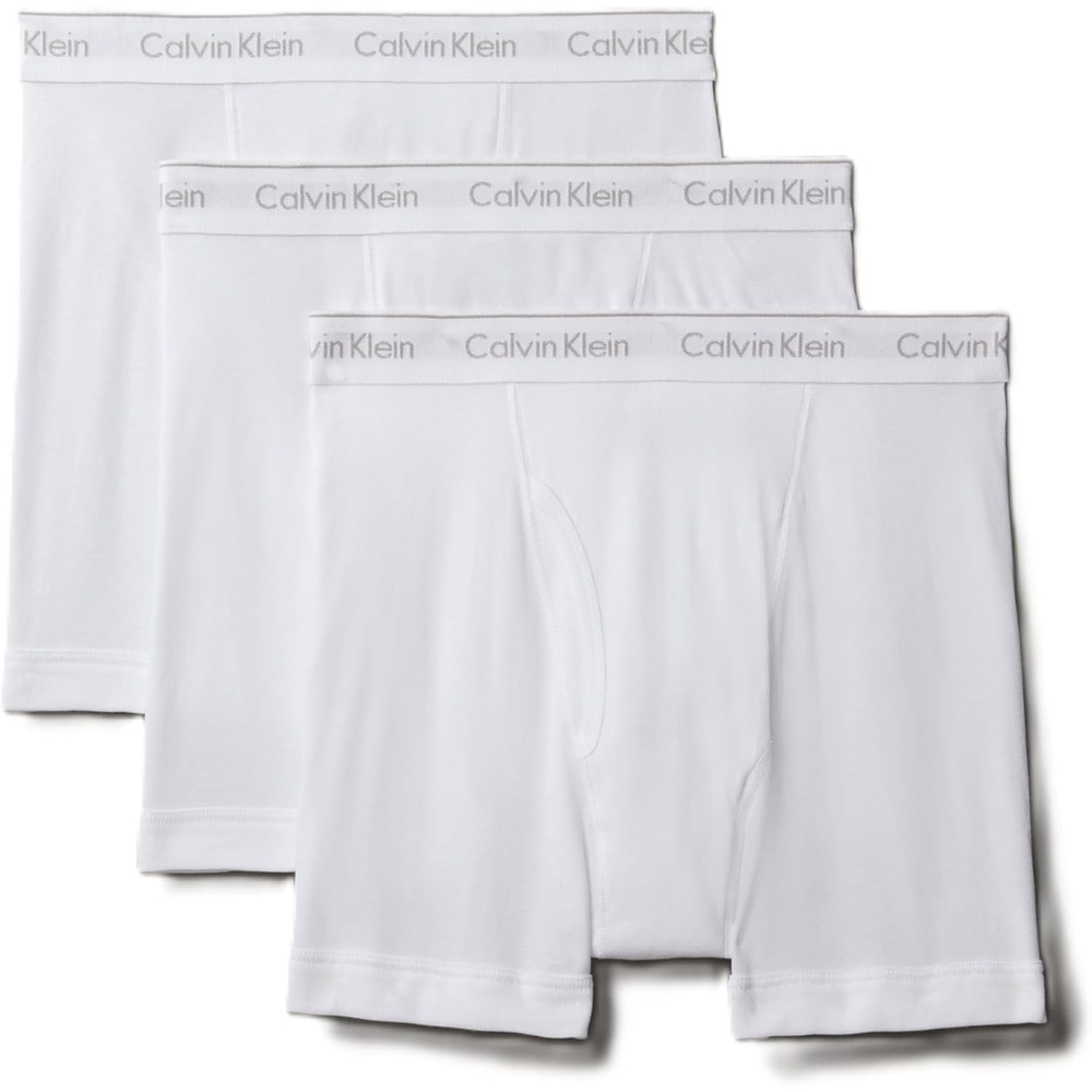 image:imageCalvin Klein Mens Cotton Classics 3Pack Boxer Brief3 White