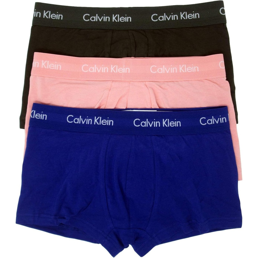 image:imageCalvin Klein Mens Cotton Classics 3Pack TrunkCandlelightDuffle BagNavy Seal