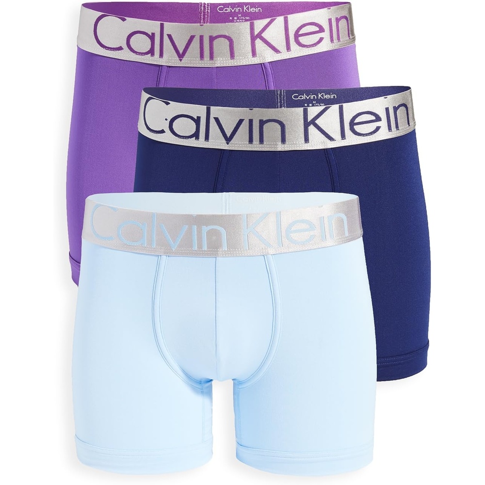 image:imageCalvin Klein Mens Cotton Classics 3Pack TrunkHoroscopeVerbenaBlue Cantrell