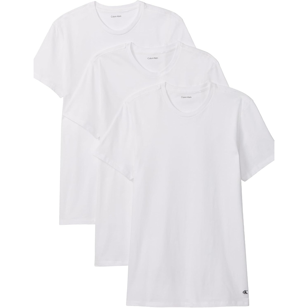 image:imageCalvin Klein Mens Cotton Classics 3Pack Undershirts3 White Crewneck