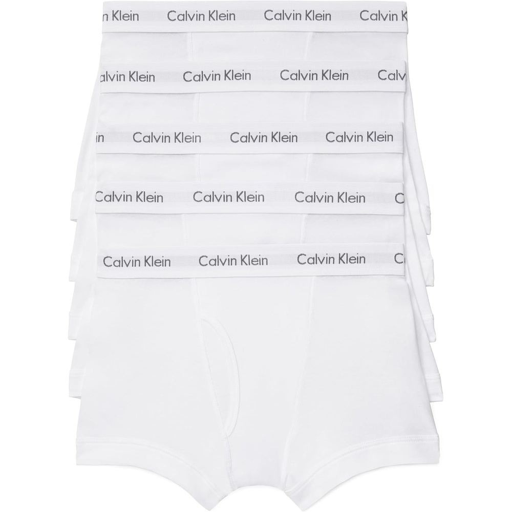 image:imageCalvin Klein Mens Cotton Classics 5Pack Trunk5 White