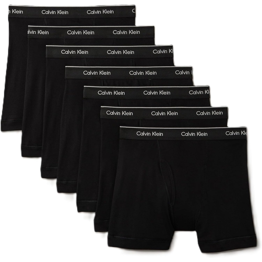 image:imageCalvin Klein Mens Cotton Classics 7Pack Boxer Brief7 Black