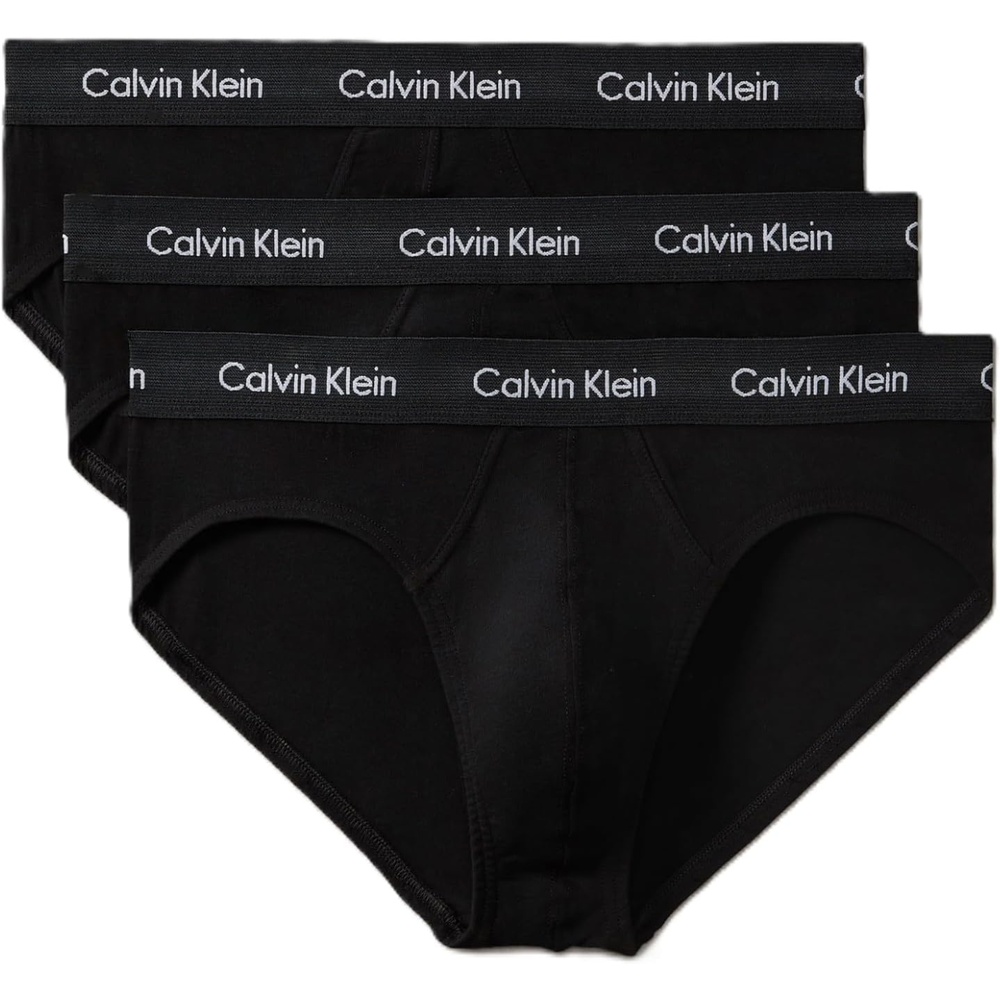 image:imageCalvin Klein Mens Cotton Stretch 3Pack Brief3 Black