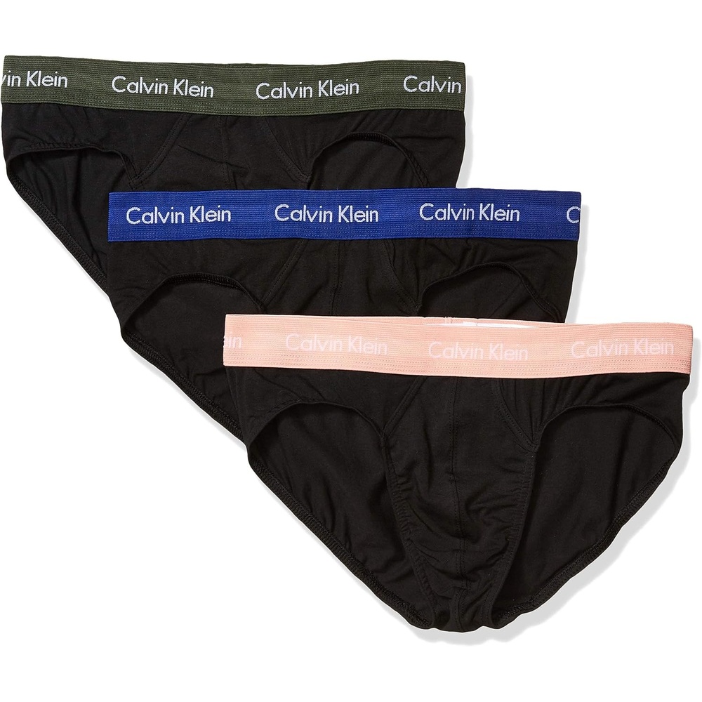 image:imageCalvin Klein Mens Cotton Stretch 3Pack BriefBlackCandlelightDuffle BagNavy Seal