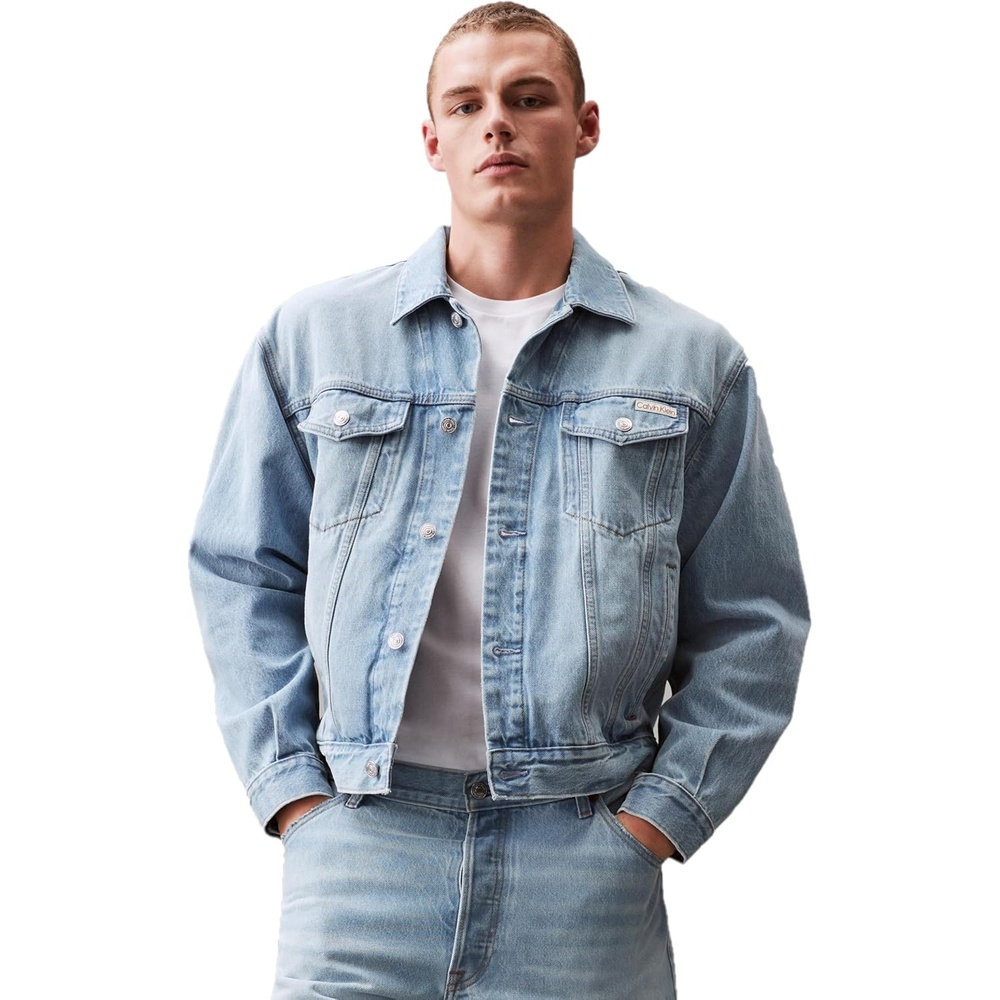 image:imageCalvin Klein Mens Denim JacketMarbled Beacon