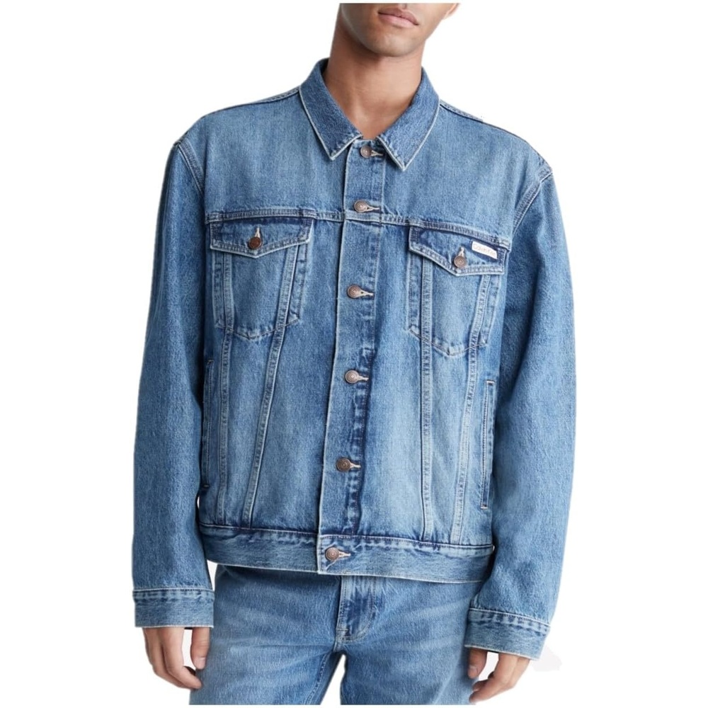 image:imageCalvin Klein Mens Denim JacketTinted Ck Stone
