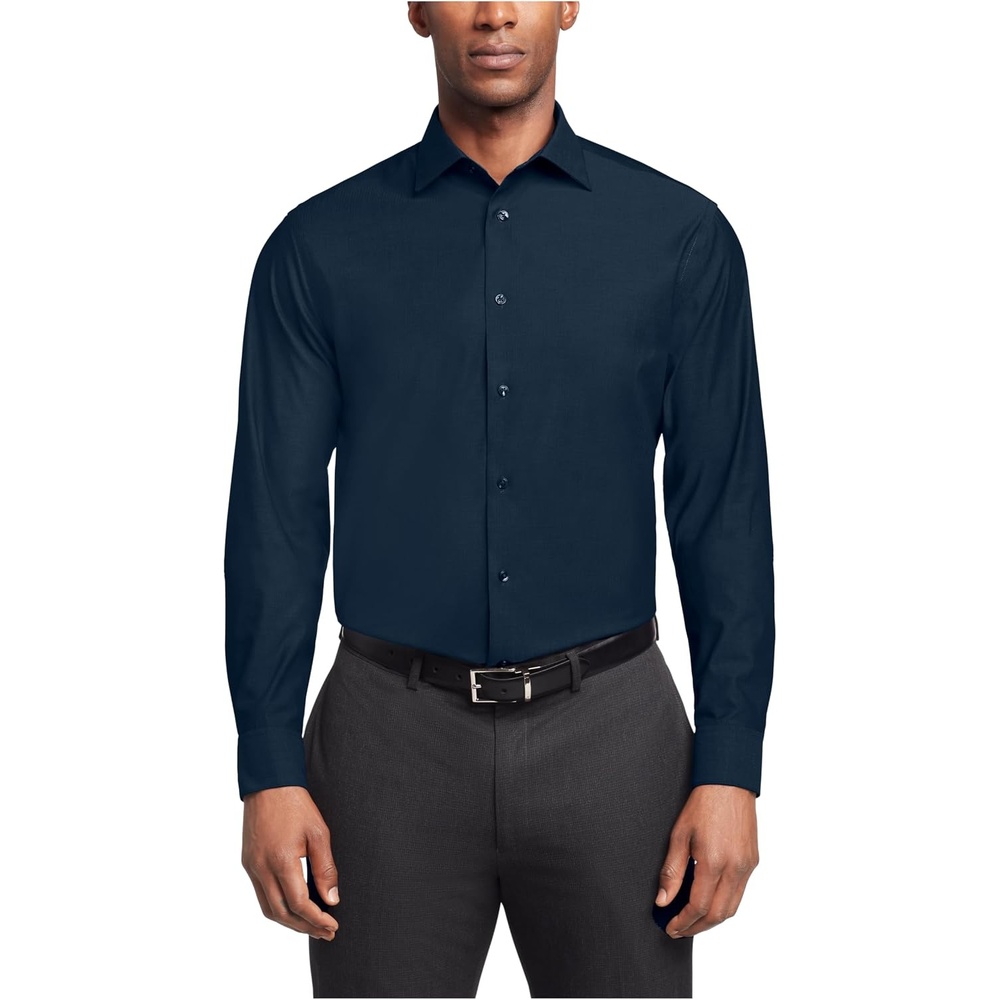 image:imageCalvin Klein Mens Dress Shirt Customize Your Own Shirt SolidCypress