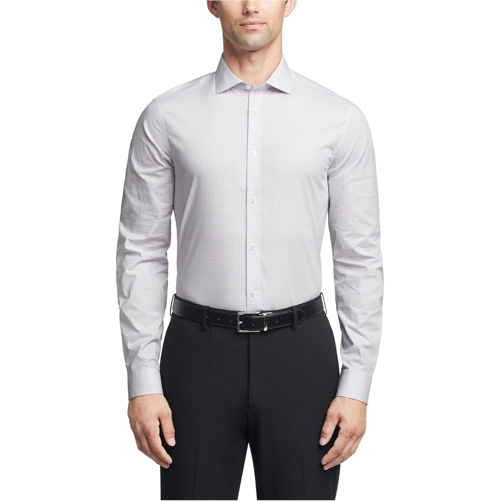 image:imageCalvin Klein Mens Dress Shirt Customize Your Own Shirt SolidPurple