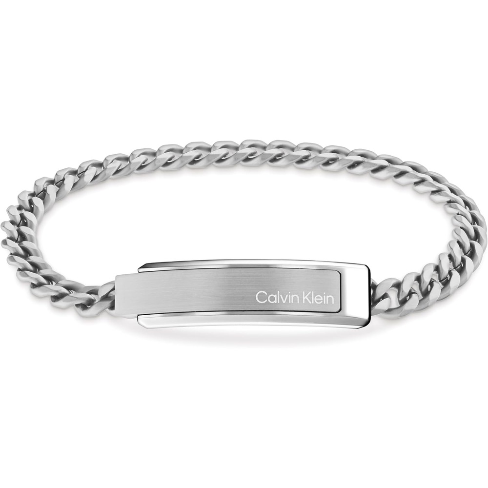 image:imageCalvin Klein Mens Iconic ID Stainless Steel Chain Link Bracelet  Modern Statement Accessory  Gift for Him
