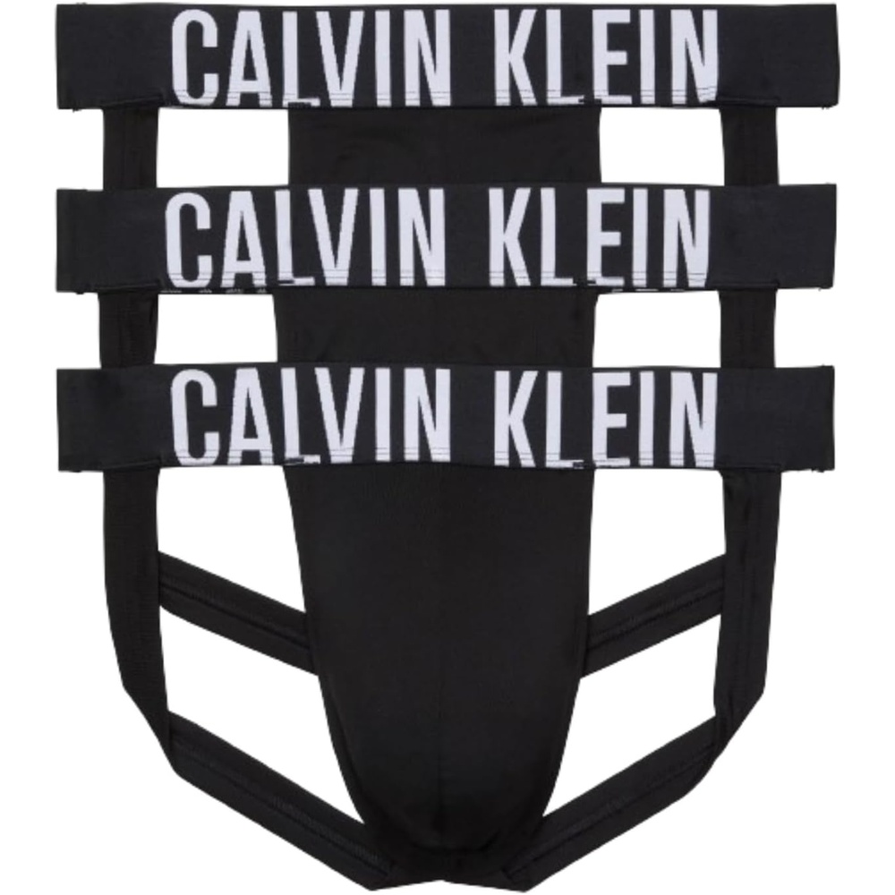 image:imageCalvin Klein Mens Intense Power 3pack Jock Strap3 Black