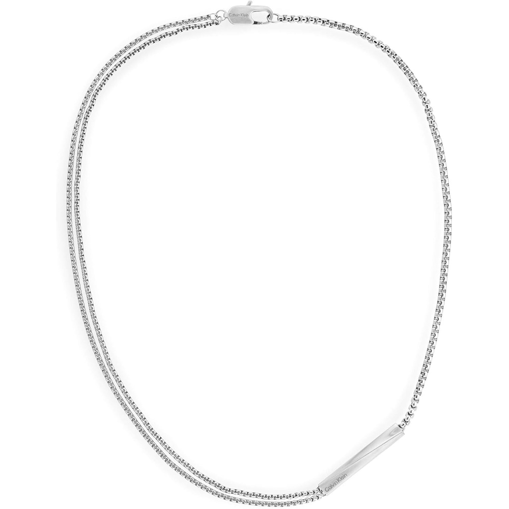 image:imageCalvin Klein Mens Jewelry  Iconic ID Necklace  Stainless Steel  Modern Statement Accessory  Gift for Him