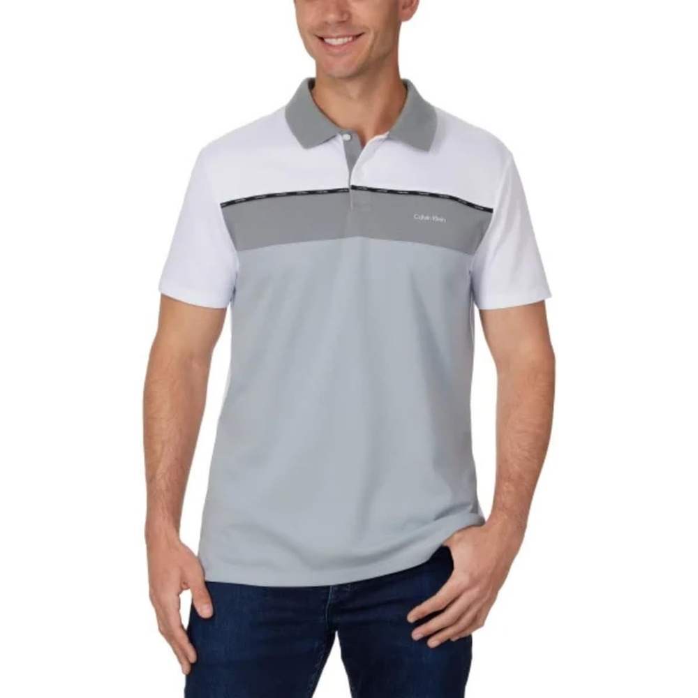 image:imageCalvin Klein Mens Liquid Touch PoloHunter Green