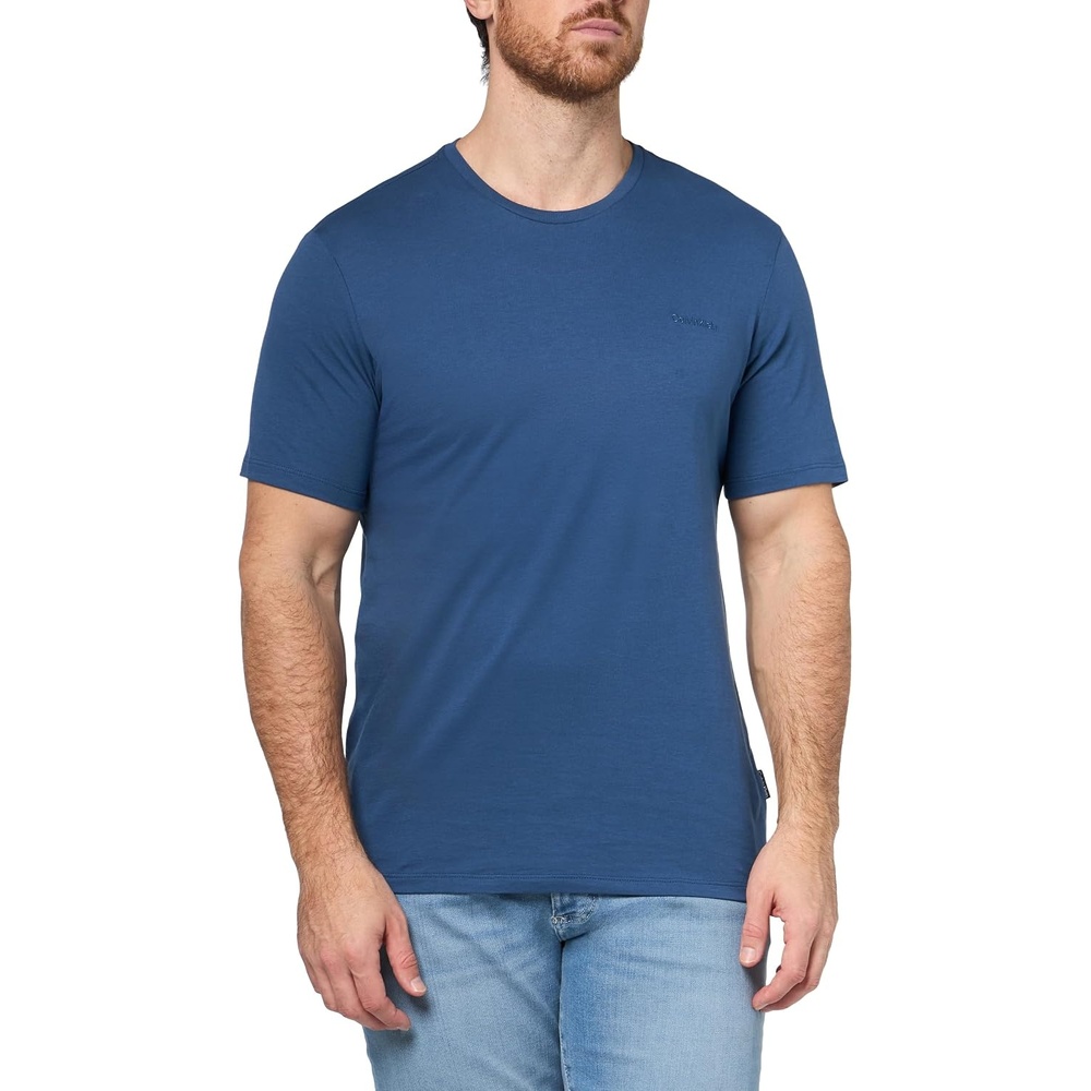 image:imageCalvin Klein Mens Liquid Touch TShirtEnsign Blue