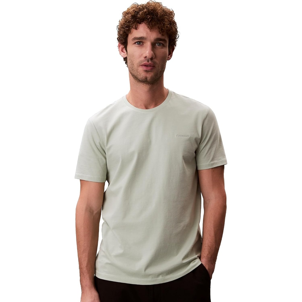 image:imageCalvin Klein Mens Liquid Touch TShirtSea Foam