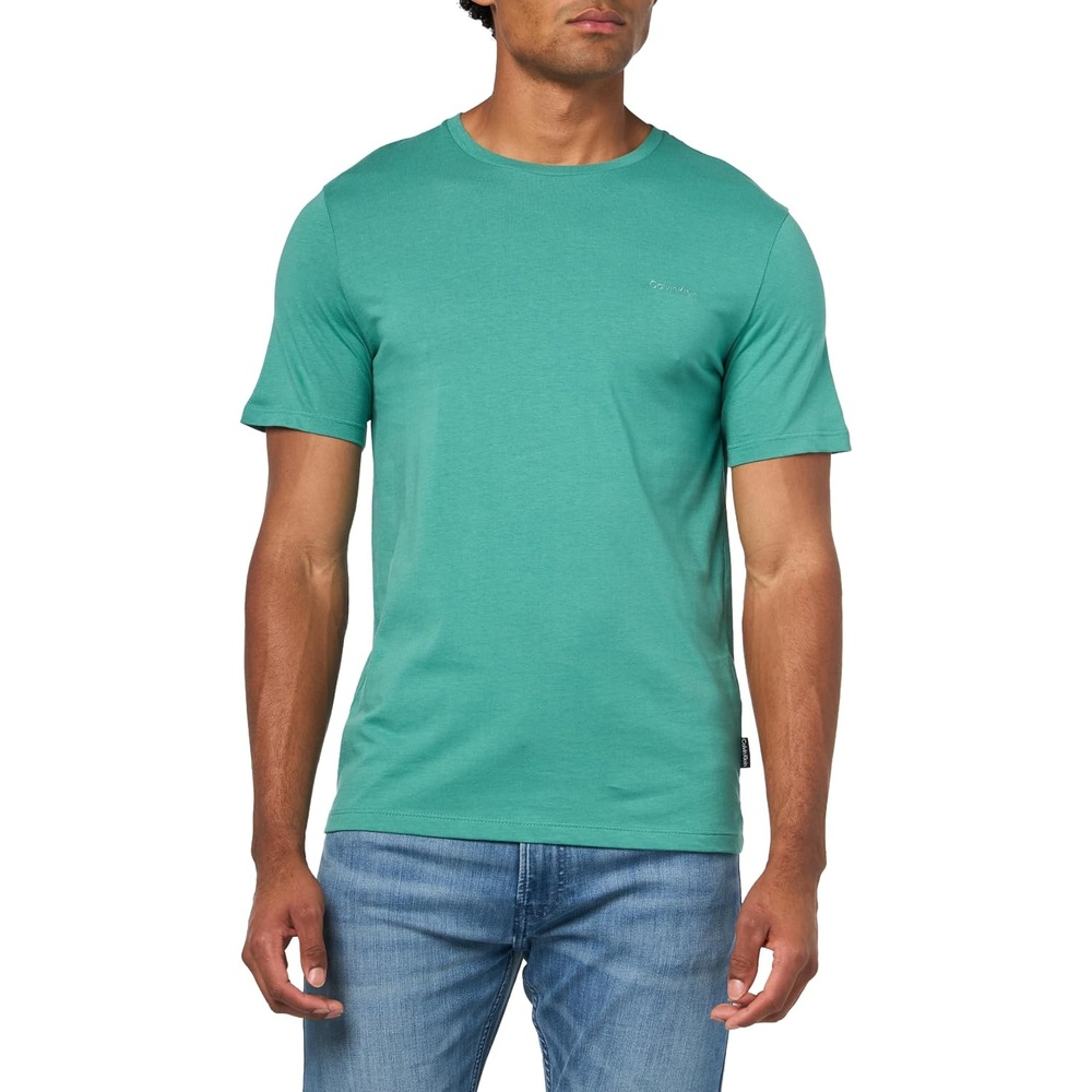image:imageCalvin Klein Mens Liquid Touch TShirtWild Green