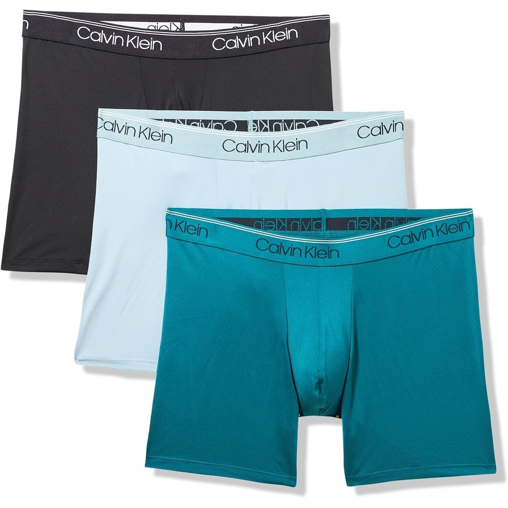 image:imageCalvin Klein Mens Micro Stretch 3pack Boxer BriefArona Chesapeake Bay Black