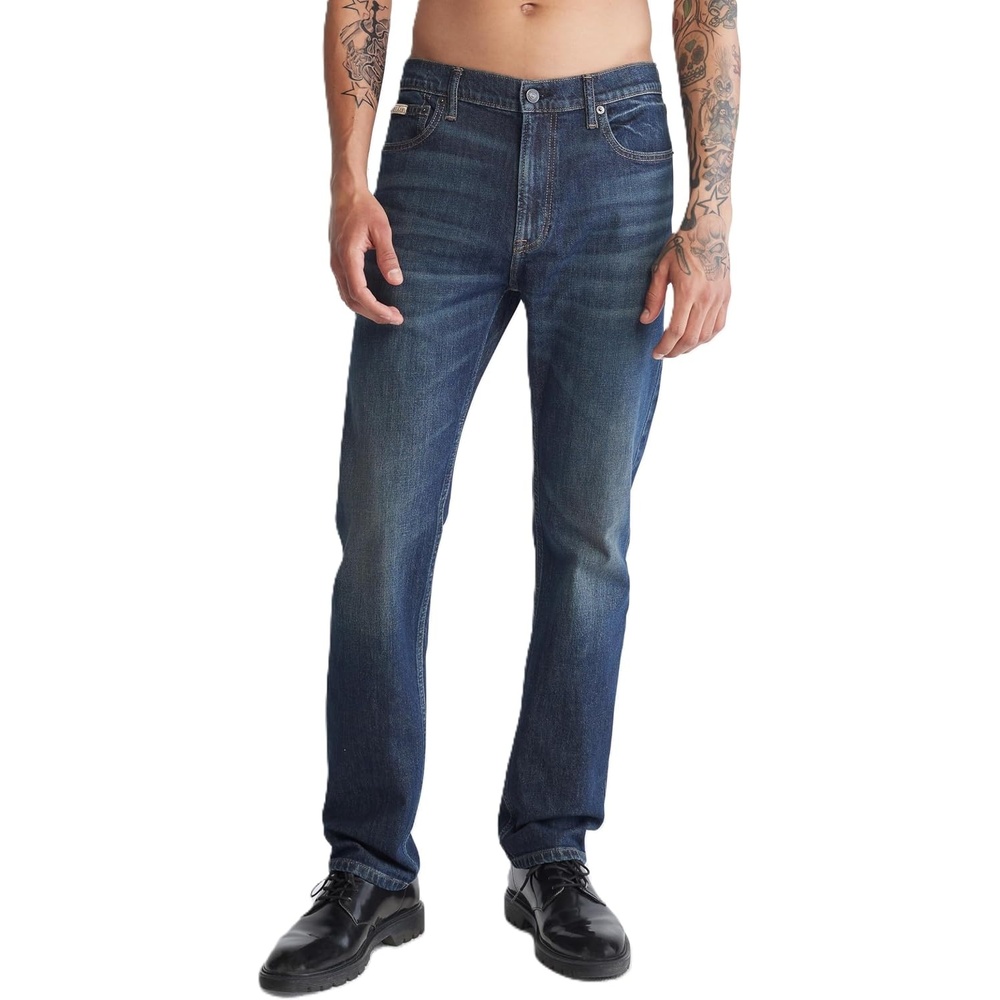 image:imageCalvin Klein Mens Straight Fit JeansIndigo No 6
