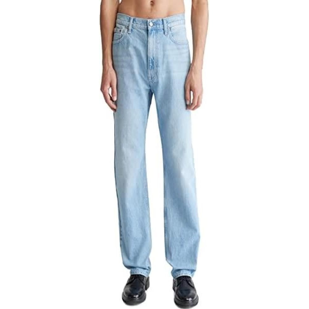 image:imageCalvin Klein Mens Straight Fit JeansSunfade