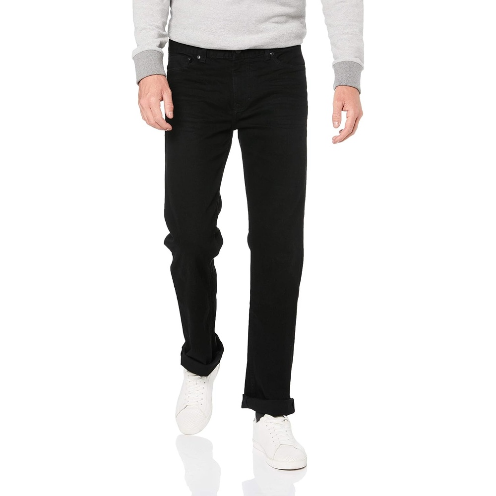 image:imageCalvin Klein Mens Straight Fit JeansWorn in Black