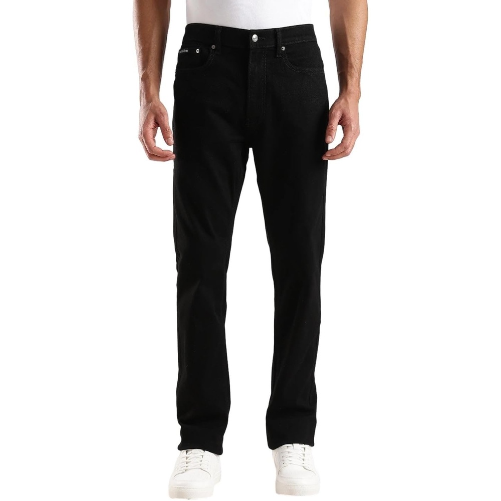 image:imageCalvin Klein Mens Straight High Stretch JeansCk Classic Black
