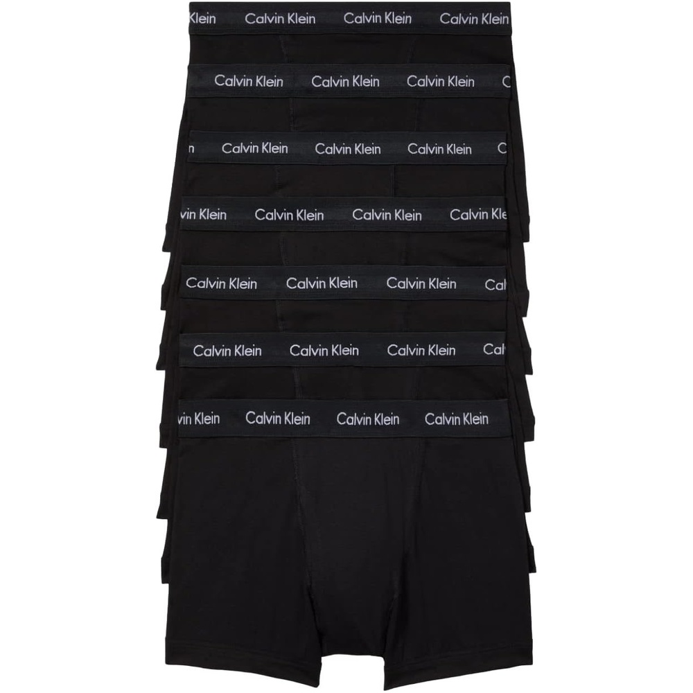 image:imageCalvin Klein Mens Underwear Cotton Stretch 7pack Trunk7 Black