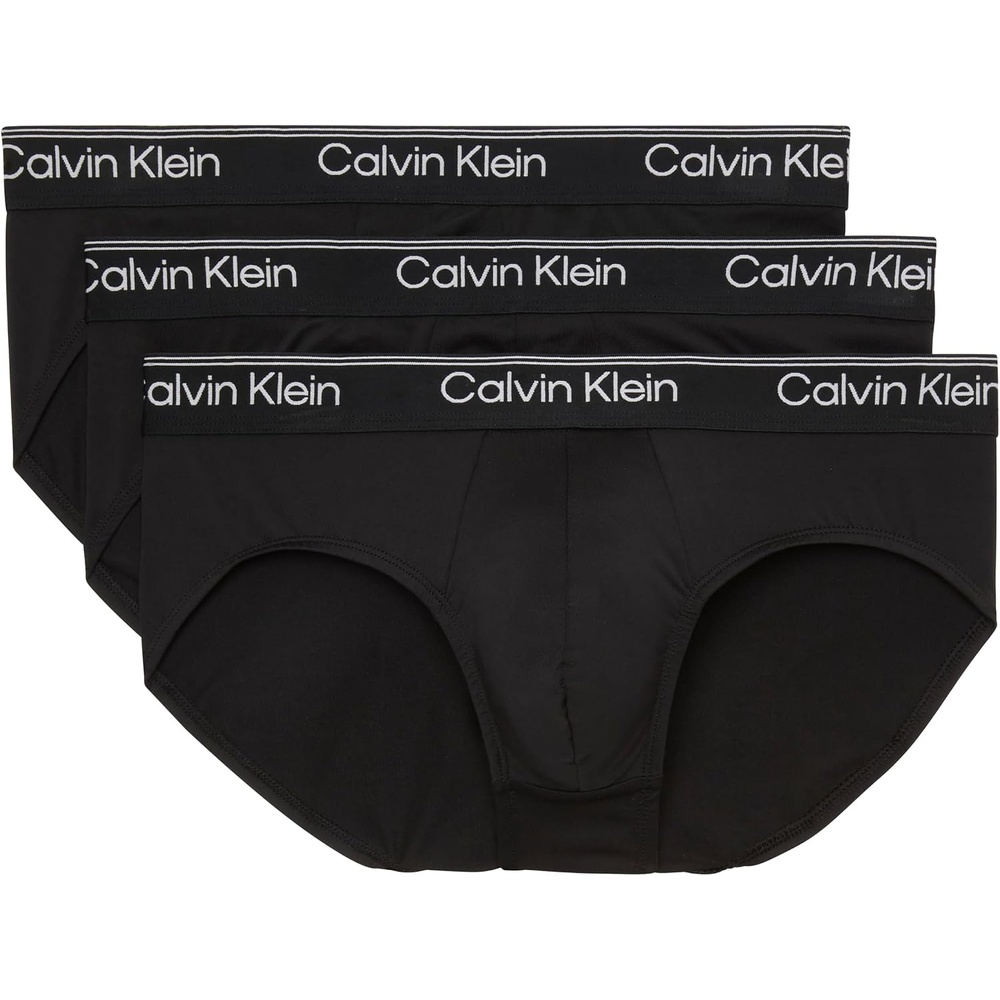 image:imageCalvin Klein Mens Underwear Micro Stretch 3pack Hip Brief3 Black Wash