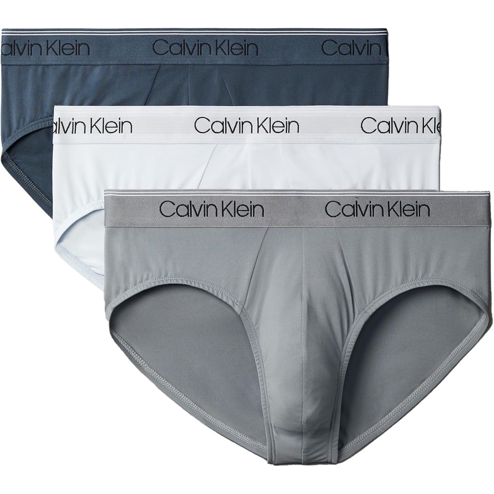 image:imageCalvin Klein Mens Underwear Micro Stretch 3pack Hip BriefHemisphere Blue Plein Air Convoy